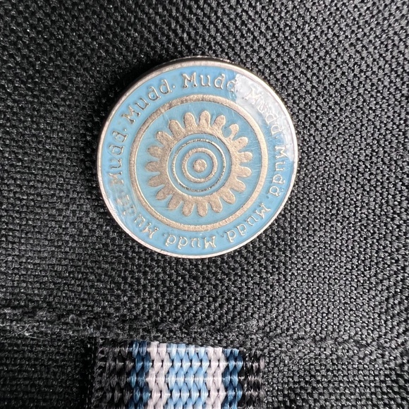 Vintage Y2K Mudd Messenger Book Bag Blue - Picture 2 of 7